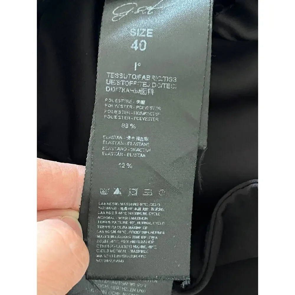 Gisel Milano New Javel Gold Buckle High Waist Shorts 🇮🇹 Sophisticated 40/XS - Picture 7 of 8